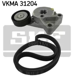 Интервал регулировки SKF для VW MULTIVAN V (7HM, 7HN, 7HF, 7EF, 7EM, 7EN) 2.0